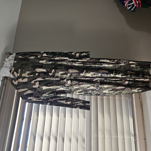 ZARA Camo Sequin Dress - Picture 10 of 15